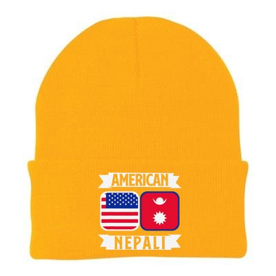 Nepal Nepali Flag Knit Cap Winter Beanie