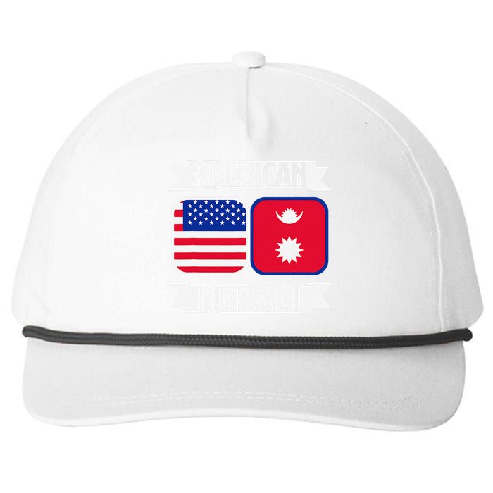 Nepal Nepali Flag Snapback Five-Panel Rope Hat