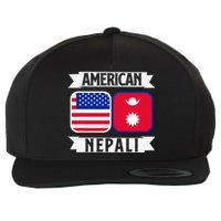 Nepal Nepali Flag Wool Snapback Cap