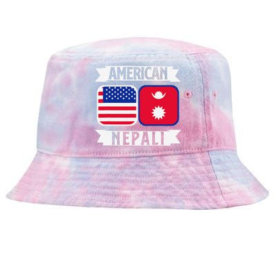 Nepal Nepali Flag Tie-Dyed Bucket Hat