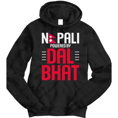 Nepal Nepali Flag Tie Dye Hoodie
