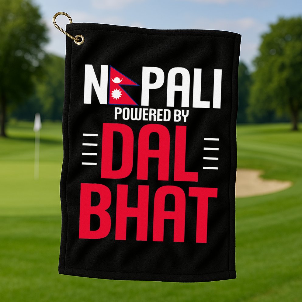 Nepal Nepali Flag Golf Towel