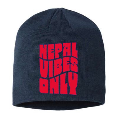 Nepal Nepali Flag Sustainable Beanie