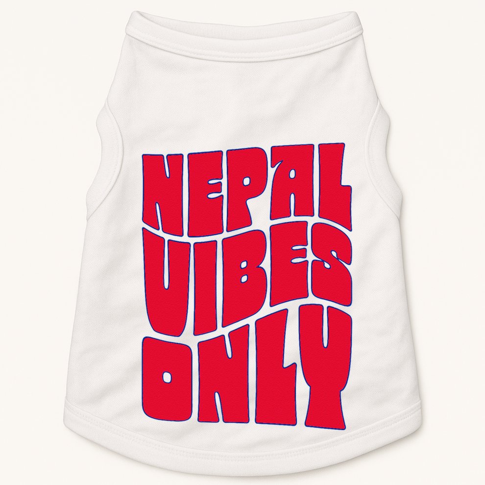Nepal Nepali Flag Doggie Tank