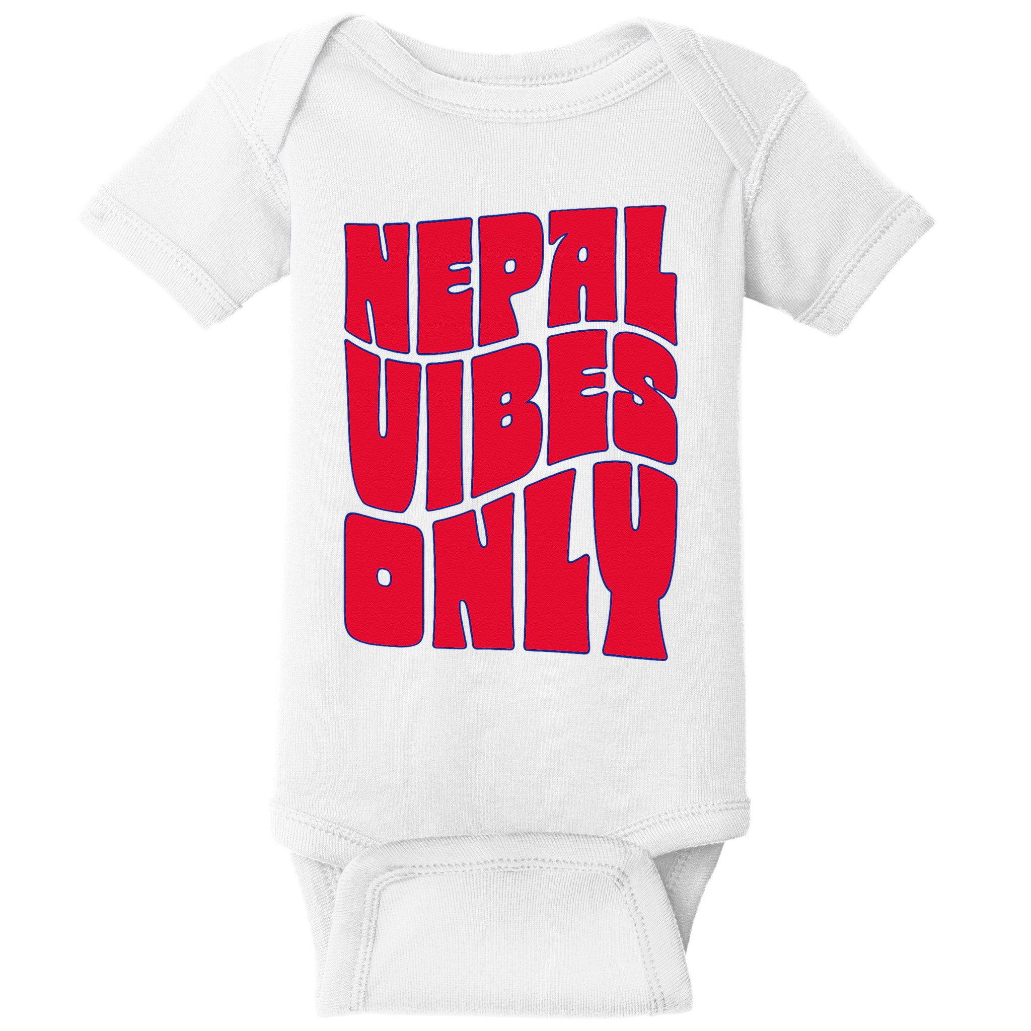 Nepal Nepali Flag Baby Bodysuit