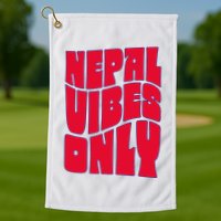Nepal Nepali Flag Golf Towel