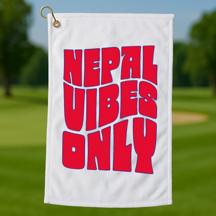 Nepal Nepali Flag Golf Towel