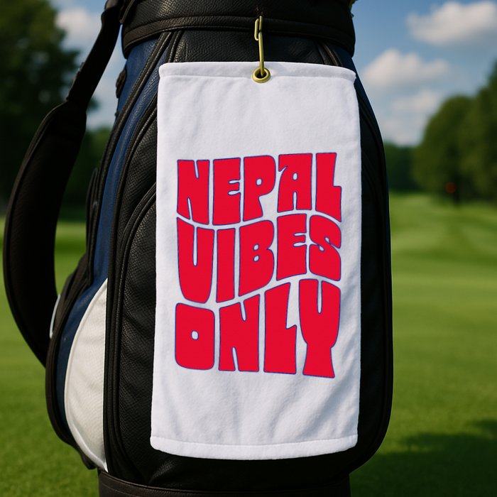 Nepal Nepali Flag Golf Towel