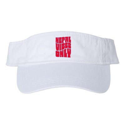 Nepal Nepali Flag Valucap Bio-Washed Visor