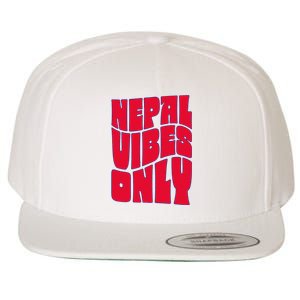 Nepal Nepali Flag Wool Snapback Cap