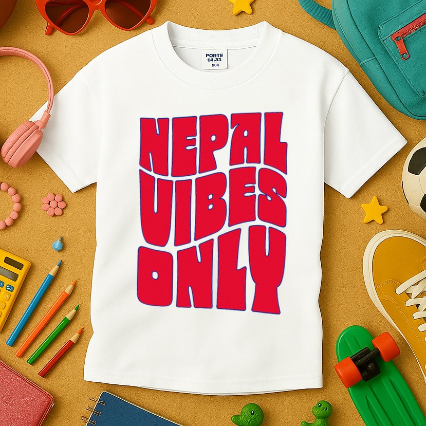 Nepal Nepali Flag Kids T-Shirt