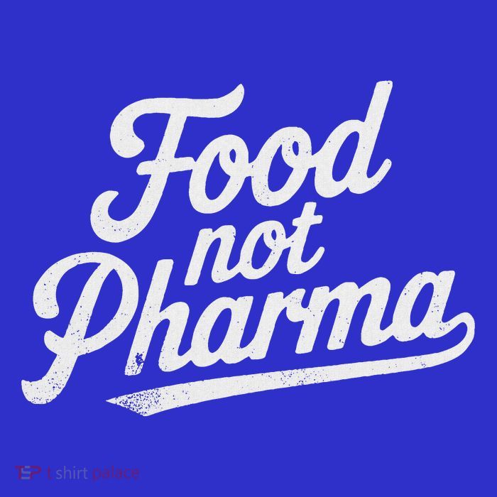 Natural Nutrition Food Not Pharma  Women's V-Neck T-Shirt