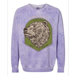 Nantahala National Forest North Carolina Mountains Bear Colorblast Crewneck Sweatshirt