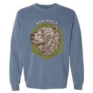 Nantahala National Forest North Carolina Mountains Bear Garment-Dyed Sweatshirt