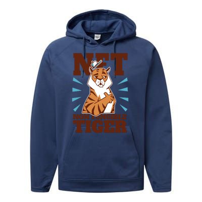 NFT Non Fungible Tiger Funny Crypto Performance Fleece Hoodie