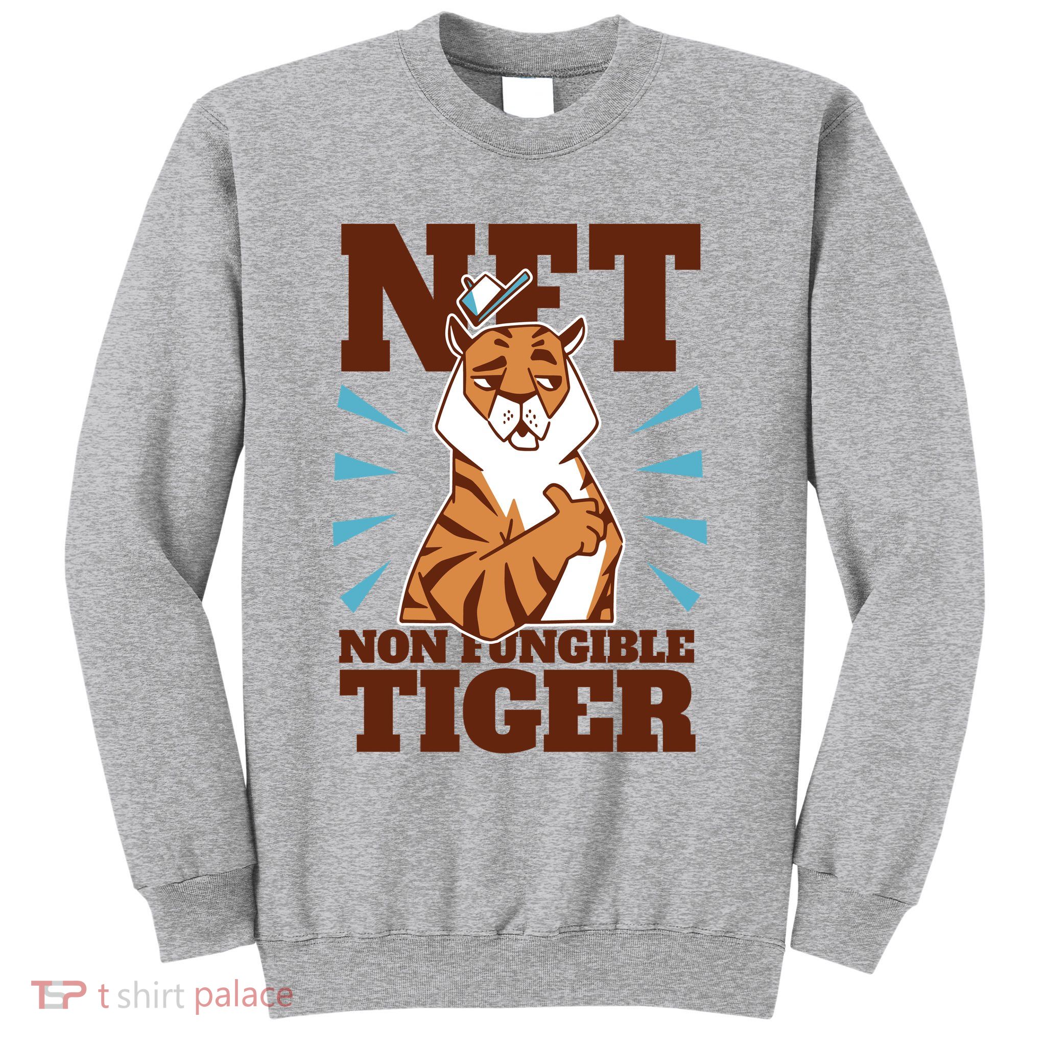 NFT Non Fungible Tiger Funny Crypto Sweatshirt
