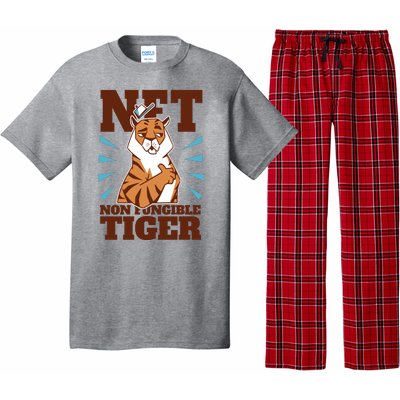 NFT Non Fungible Tiger Funny Crypto Pajama Set