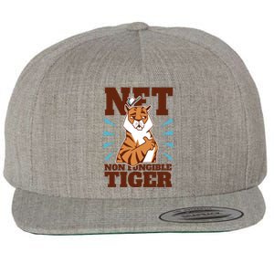 NFT Non Fungible Tiger Funny Crypto Wool Snapback Cap