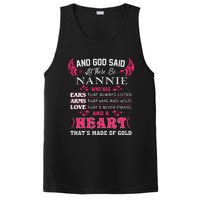 Nannie Name Gift And God Said Let There Be Nannie PosiCharge Competitor Tank