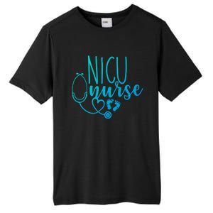 Nicu Nurse Gift With Cute Feet Design Tall Fusion ChromaSoft Performance T-Shirt