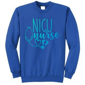 Nicu Nurse Gift With Cute Feet Design Sweatshirt