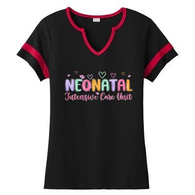 Nicu Nurse Groovy Nursing Neonatal Intensive Care Unit Ladies Halftime Notch Neck Tee