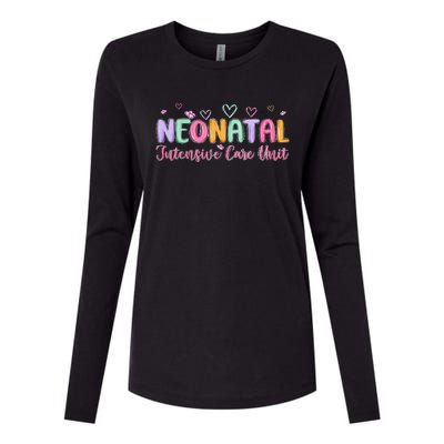 Nicu Nurse Groovy Nursing Neonatal Intensive Care Unit Womens Cotton Relaxed Long Sleeve T-Shirt