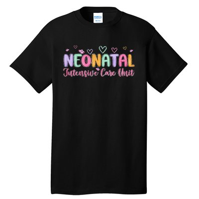 Nicu Nurse Groovy Nursing Neonatal Intensive Care Unit Tall T-Shirt