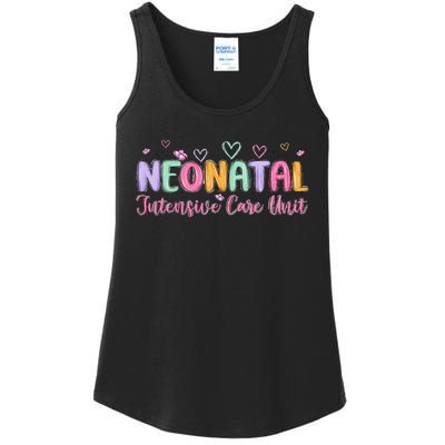 Nicu Nurse Groovy Nursing Neonatal Intensive Care Unit Ladies Essential Tank