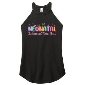 Nicu Nurse Groovy Nursing Neonatal Intensive Care Unit Women's Perfect Tri Rocker Tank