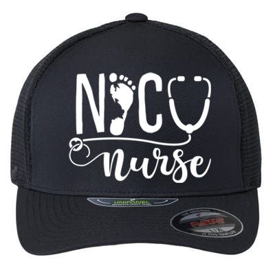 Nicu Nurse Gift Flexfit Unipanel Trucker Cap