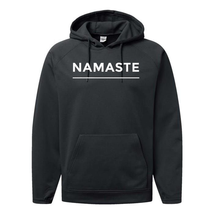 Namaste Nepali Greeting Performance Fleece Hoodie