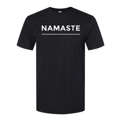 Namaste Nepali Greeting Softstyle CVC T-Shirt