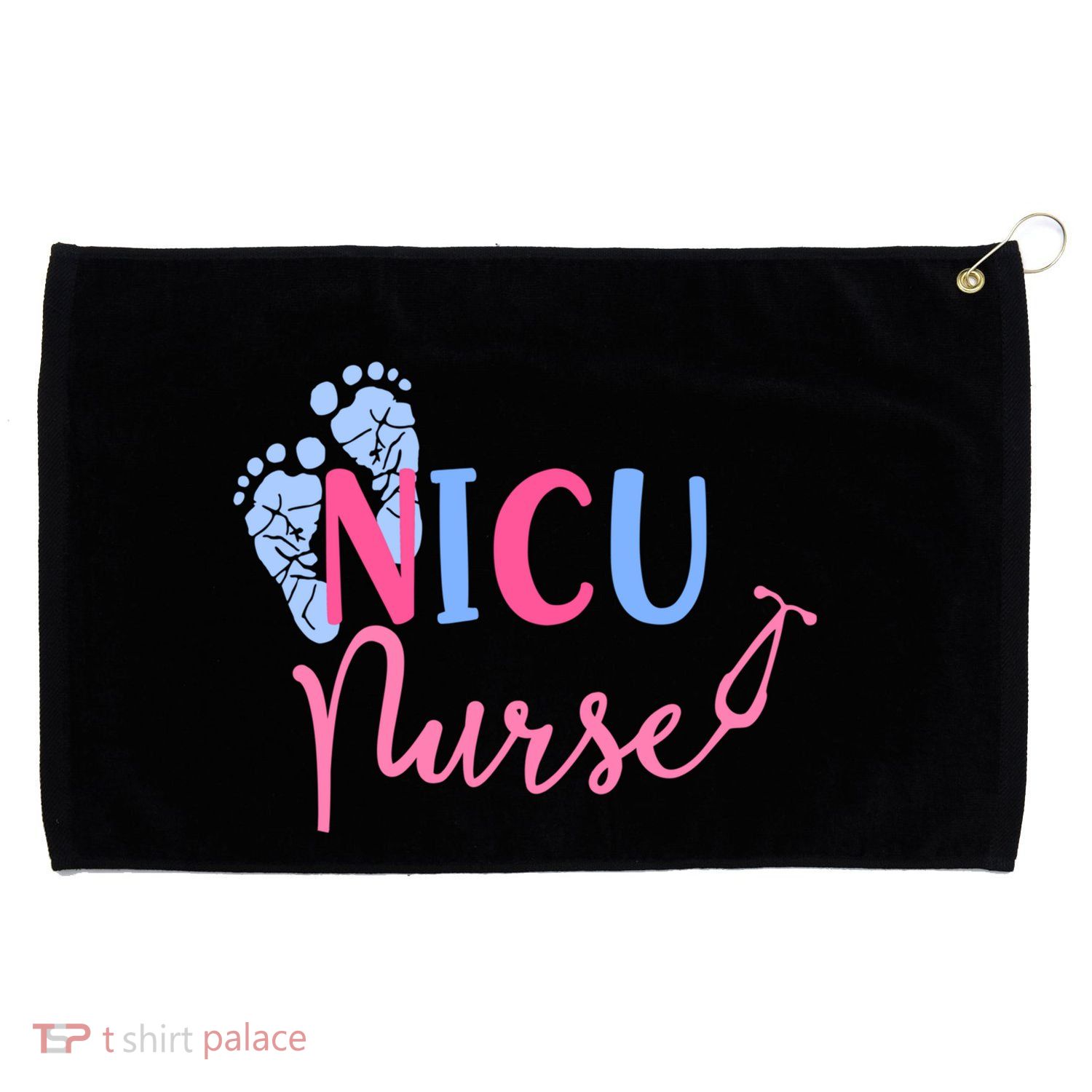 Nicu Nurse Gift Nursing Student Registered Nurse Rn Ladies Gift Grommeted Golf Towel