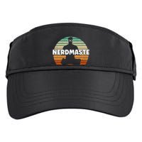 Nerdmaste Nerd Geek Yoga Gamer Fun Cute Hipster Retro Sunset Adult Drive Performance Visor
