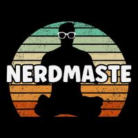 Nerdmaste Nerd Geek Yoga Gamer Fun Cute Hipster Retro Sunset 16 in Basic Backpack