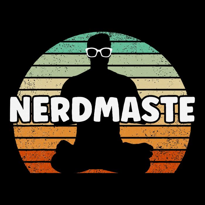 Nerdmaste Nerd Geek Yoga Gamer Fun Cute Hipster Retro Sunset 16 in Basic Backpack