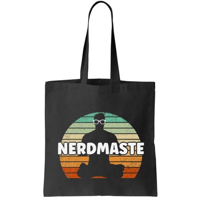 Nerdmaste Nerd Geek Yoga Gamer Fun Cute Hipster Retro Sunset Bag