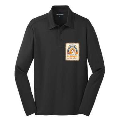 Nicu Nurse Halloween I Care For Cutest Pumpkins In The Patch Funny Gift Silk Touch Performance Long Sleeve Polo