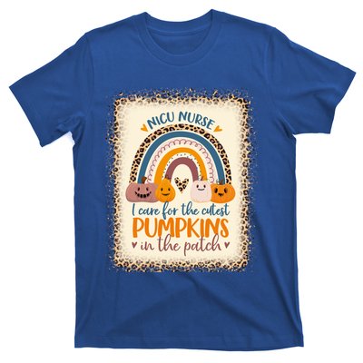 Nicu Nurse Halloween I Care For Cutest Pumpkins In The Patch Funny Gift T-Shirt