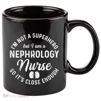 Nephrology Nurse Hero Dialysis Nursing Rn Meaningful Gift 11oz C Handle Ceramic Mug