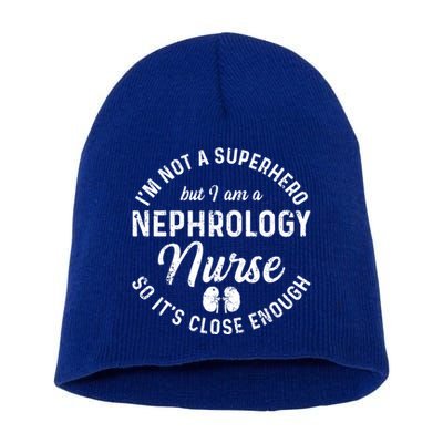 Nephrology Nurse Hero Dialysis Nursing Rn Meaningful Gift Short Acrylic Beanie