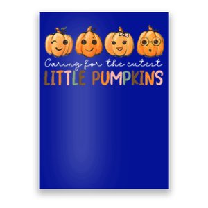 Nicu Nurse Halloween Cutest Pumpkins Mother Baby Nurse Fall Poster