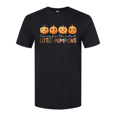 Nicu Nurse Halloween Cutest Pumpkins Mother Baby Nurse Fall Softstyle® CVC T-Shirt