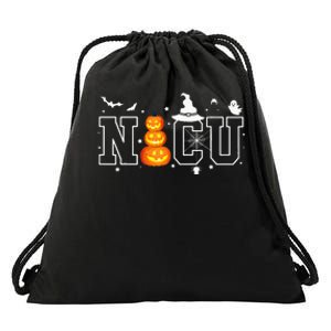 NICU Nurse Halloween Hospital Party Funny Nursing Students Drawstring Bag