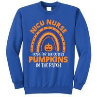 Nicu Nurse Halloween Rainbow Cutest Pumpkins In The Patch Gift Sweatshirt