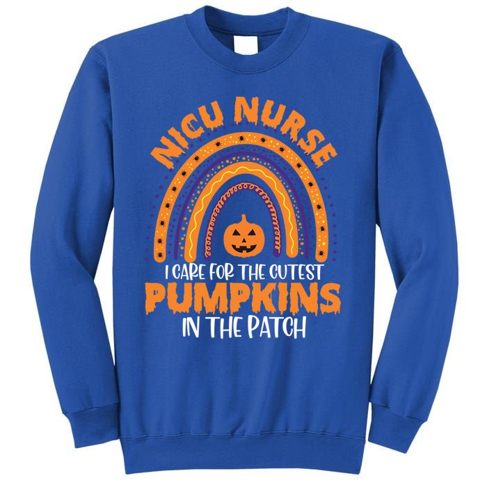 Nicu Nurse Halloween Rainbow Cutest Pumpkins In The Patch Gift Sweatshirt