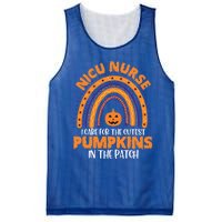 Nicu Nurse Halloween Rainbow Cutest Pumpkins In The Patch Gift Mesh Reversible Basketball Jersey Tank