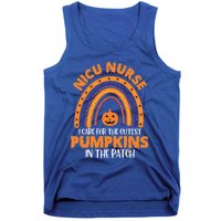 Nicu Nurse Halloween Rainbow Cutest Pumpkins In The Patch Gift Tank Top