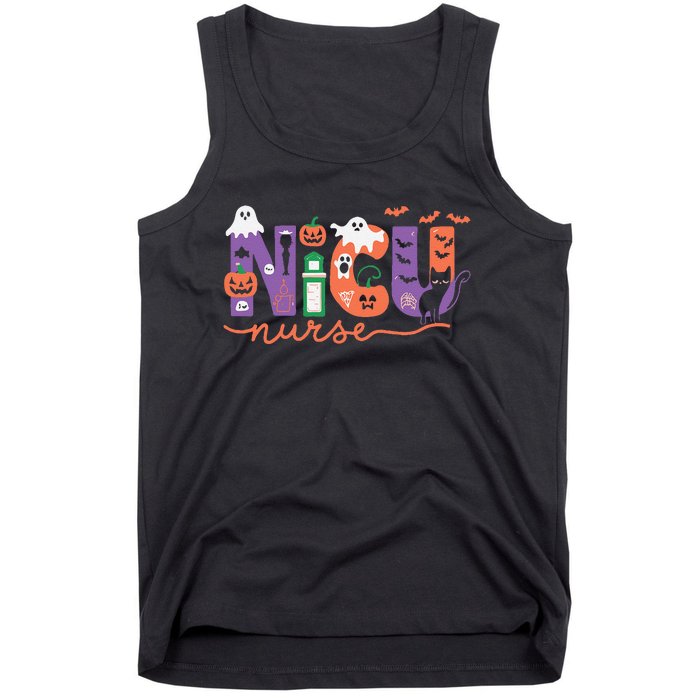 Nicu Nurse Halloween Neonatal Intensive Care Unit Halloween Tank Top